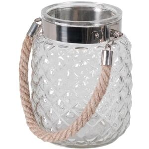 Glass Hanging Candle Holder BOHO Style AH